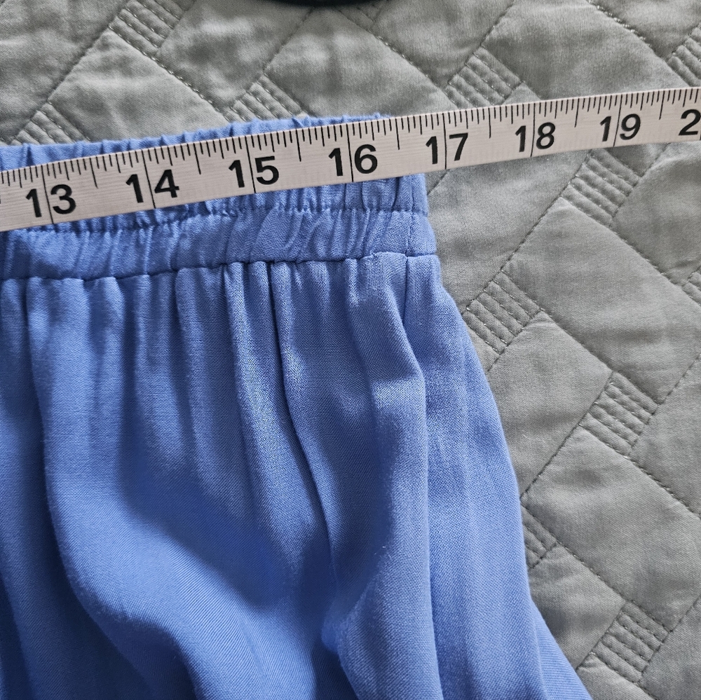Grace & Lace Sky Blue Elastic Skirt Size L - Picture 3 of 3